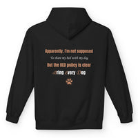 Load image into Gallery viewer, Apparently, I'm not supposed to share my bed with my dog - Funny Hoodie For Dog Mom

