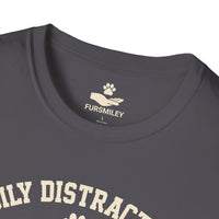 Load image into Gallery viewer, Easily distracted by dogs and books - Both melt my soul... and my wallet - Hilarious T-Shirt For Dog Moms
