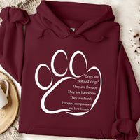 Load image into Gallery viewer, Dogs are not just Dogs - Dog Mom Hoodie

