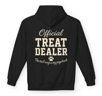 Load image into Gallery viewer, Official Treat Dealer - The tail wag is my paycheck - Hilarious Hoodie For Dog Moms
