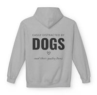 Load image into Gallery viewer, Easily distracted by dogs… and their guilty faces - Funny Hoodie for Dog Moms
