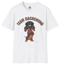 Load image into Gallery viewer, Team Dachshund - Funny T-Shirt For Doxie Moms
