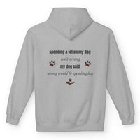 Load image into Gallery viewer, Spending a lot on my dog isn't wrong.- Funny Hoodie For Dog Mom
