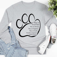 Load image into Gallery viewer, Dogs are not just Dogs - Long Sleeve Tee For Dog Moms
