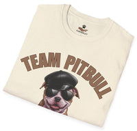 Load image into Gallery viewer, Team Pitbull - Funny T-Shirt For Dog Moms
