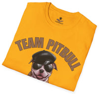 Load image into Gallery viewer, Team Pitbull - Funny T-Shirt For Dog Moms
