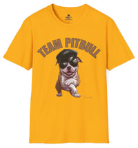 Load image into Gallery viewer, Team Pitbull - Funny T-Shirt For Dog Moms
