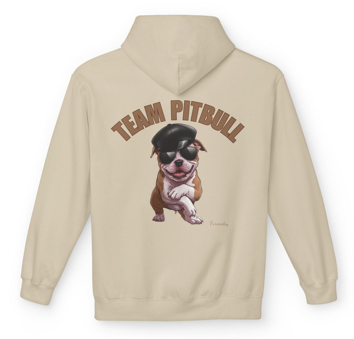 Team Pitbull - Funny Hoodie For Dog Moms