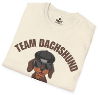 Load image into Gallery viewer, Team Dachshund - Funny T-Shirt For Doxie Moms

