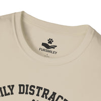 Load image into Gallery viewer, Easily distracted by dogs and books - Both melt my soul... and my wallet - Hilarious T-Shirt For Dog Moms
