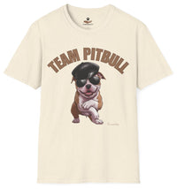 Load image into Gallery viewer, Team Pitbull - Funny T-Shirt For Dog Moms

