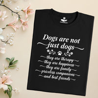 Load image into Gallery viewer, Dogs Are Not Just Dogs - Dog Mom T-Shirt
